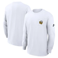 Nike Michigan Wolverines Legacy Max90 Pocket Long Sleeve T-Shirt