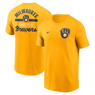 Nike Milwaukee Brewers 2-Hit T-Shirt