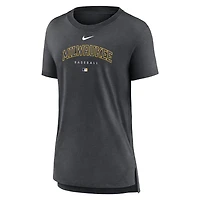 Nike Milwaukee Brewers Authentic Collection Early Work Tri-Blend T-Shirt