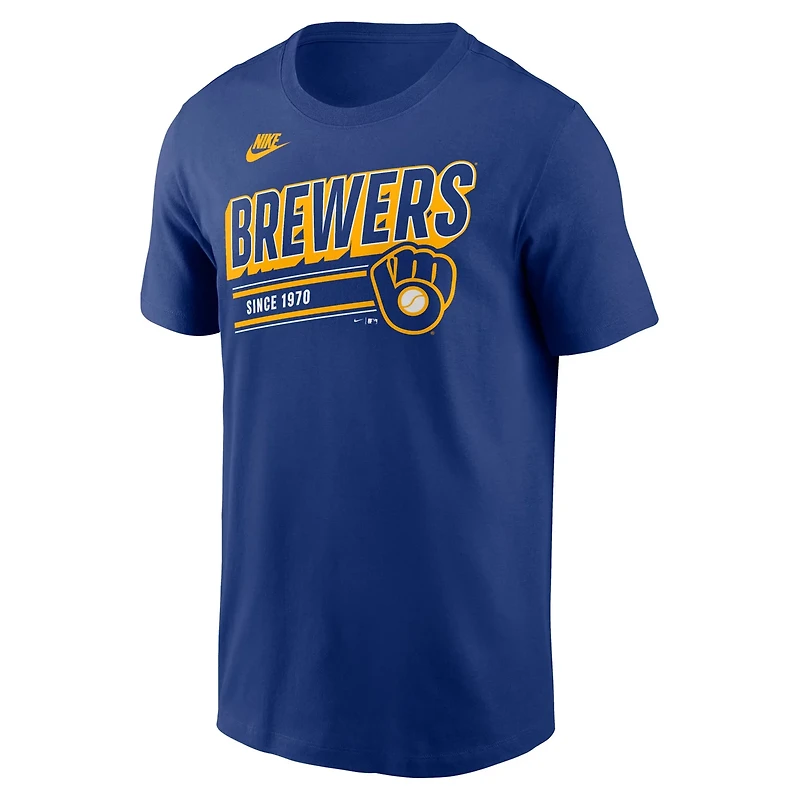 Nike Milwaukee Brewers Cooperstown Collection Retro T-Shirt