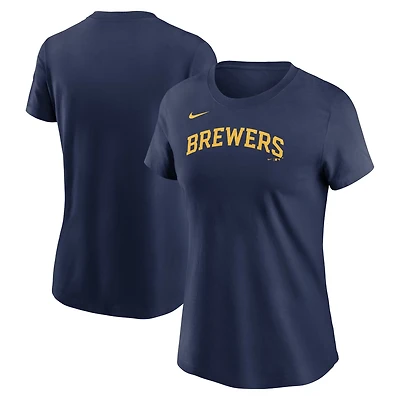 Nike Milwaukee Brewers Fuse Wordmark T-Shirt