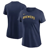 Nike Milwaukee Brewers Fuse Wordmark T-Shirt