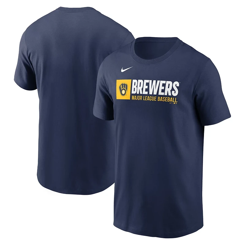 Nike Milwaukee Brewers Team Block T-Shirt