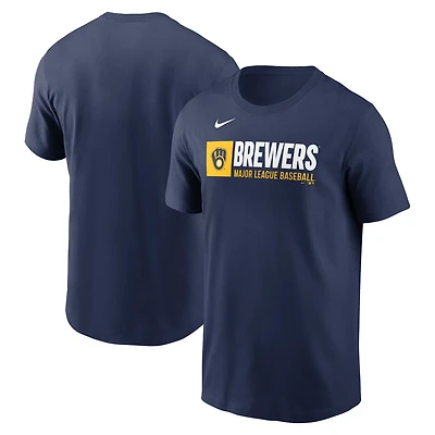 Nike Milwaukee Brewers Team Block T-Shirt