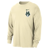 Nike Milwaukee Bucks 2025 26 City Edition Remix Essential Logo Long Sleeve T-Shirt