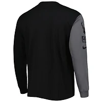 Nike Milwaukee Bucks Courtside Versus Flight MAX90 Long Sleeve T-Shirt