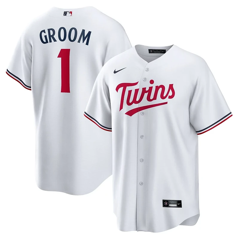 Nike Minnesota Twins 1 Groom Home Replica Jersey