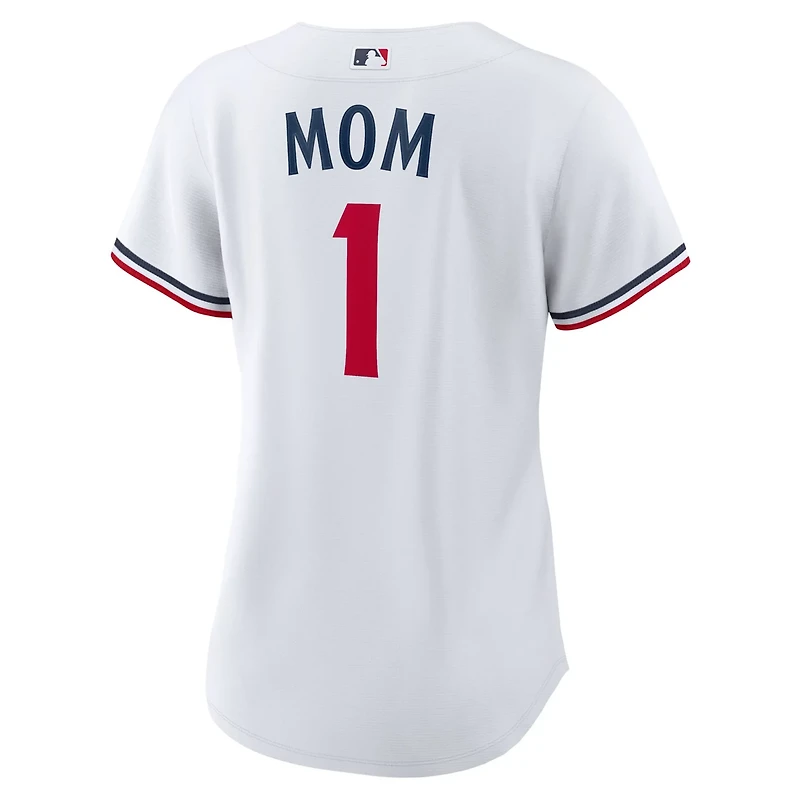 Nike Minnesota Twins 1 Mom Home Replica Jersey