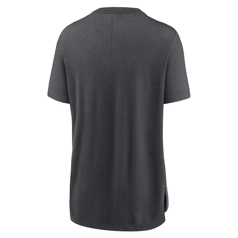 Nike Minnesota Twins Heather Charcoal Authentic Collection Early Work Tri-Blend T-Shirt