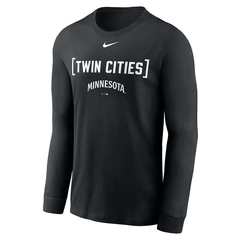 Nike Minnesota Twins Local Nickname Long Sleeve T-Shirt