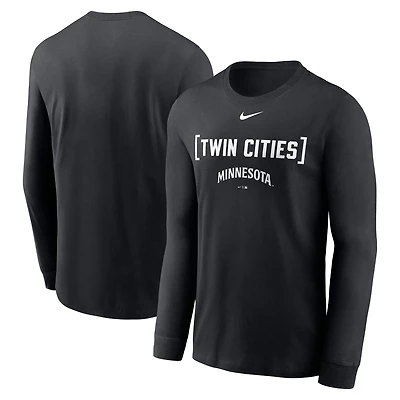 Nike Minnesota Twins Local Nickname Long Sleeve T-Shirt