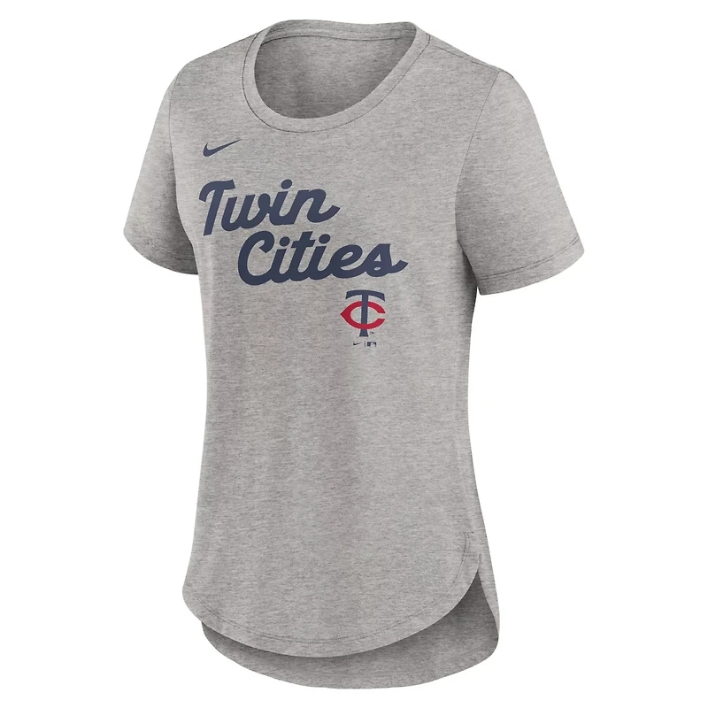 Nike Minnesota Twins Script Tri-Blend T-Shirt