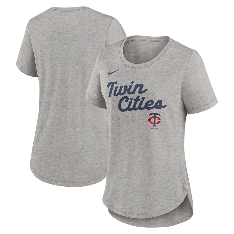 Nike Minnesota Twins Script Tri-Blend T-Shirt