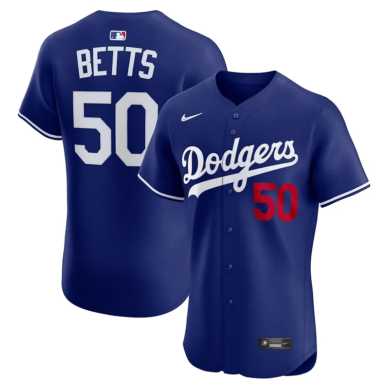 Nike Mookie Betts Los Angeles Dodgers Alternate 2 Elite Player Jersey