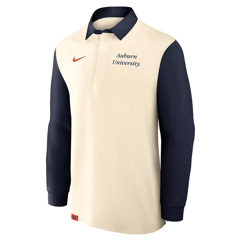 Nike Navy Auburn Tigers Rugby Long Sleeve Shirt