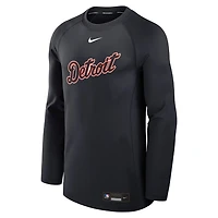Nike Navy Detroit Tigers Authentic Collection Game Time Raglan Performance Long Sleeve T-Shirt