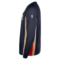 Nike New Orleans Pelicans 2025 26 Authentic Pre-Game Legend Dri-FIT Long Sleeve Shooting Shirt
