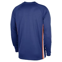 Nike New York Knicks 2025 26 Authentic Pre-Game Legend Dri-FIT Long Sleeve Shooting Shirt