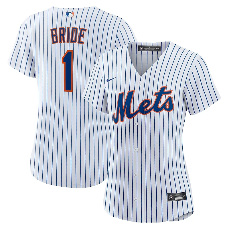 Nike New York Mets 1 Bride Home Replica Jersey