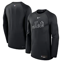Nike New York Mets Authentic Collection Game Time Raglan Dri-FIT Long Sleeve T-Shirt