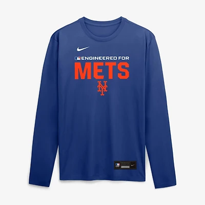 Nike New York Mets Authentic Collection Legend Dri-FIT Long Sleeve T-Shirt