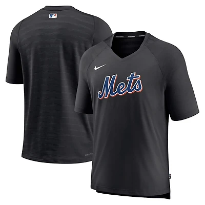 Nike New York Mets Authentic Collection Pregame Raglan Performance V-Neck T-Shirt