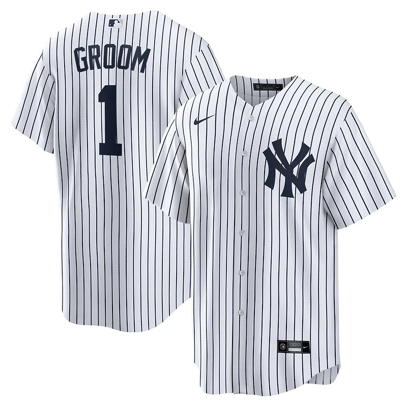 Nike New York Yankees 1 Groom Home Replica Jersey