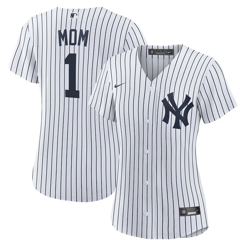 Nike New York Yankees 1 Mom Home Replica Jersey