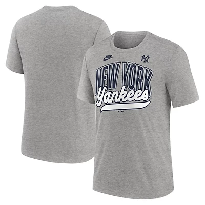 Nike New York Yankees Cooperstown Collection Retro Tri-Blend T-Shirt