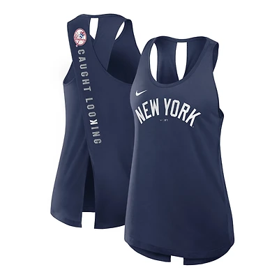 Nike New York Yankees Crisscross Performance Tank Top