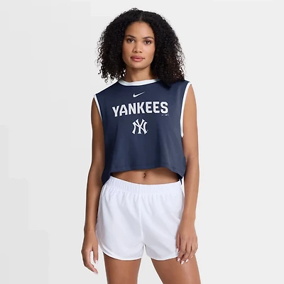 Nike New York Yankees Primetime Loose Dri-FIT Cropped Tank Top