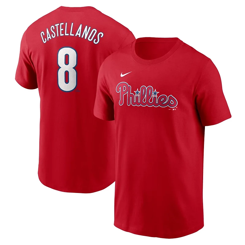 Nike Nick Castellanos Philadelphia Phillies Fuse Name Number T-Shirt