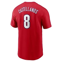 Nike Nick Castellanos Philadelphia Phillies Fuse Name  Number T-Shirt