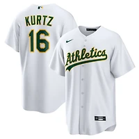 Nike Nick Kurtz Athletics Home Replica Player Jersey