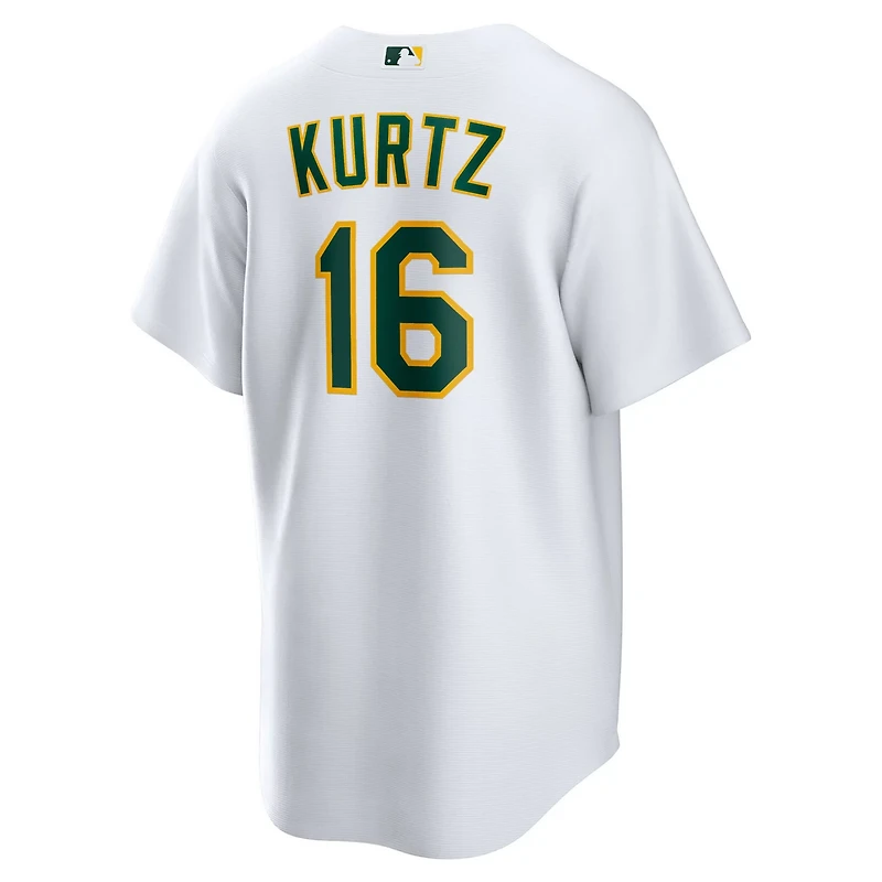 Nike Nick Kurtz Athletics Home Replica Player Jersey