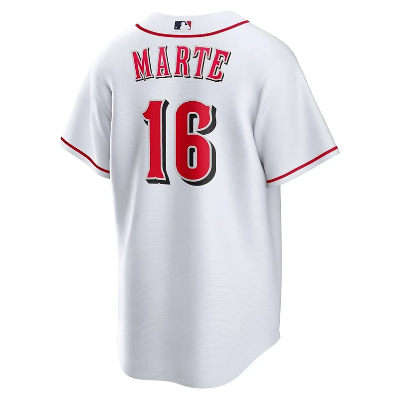 Nike Noelvi Marte Cincinnati Reds Home Replica Jersey