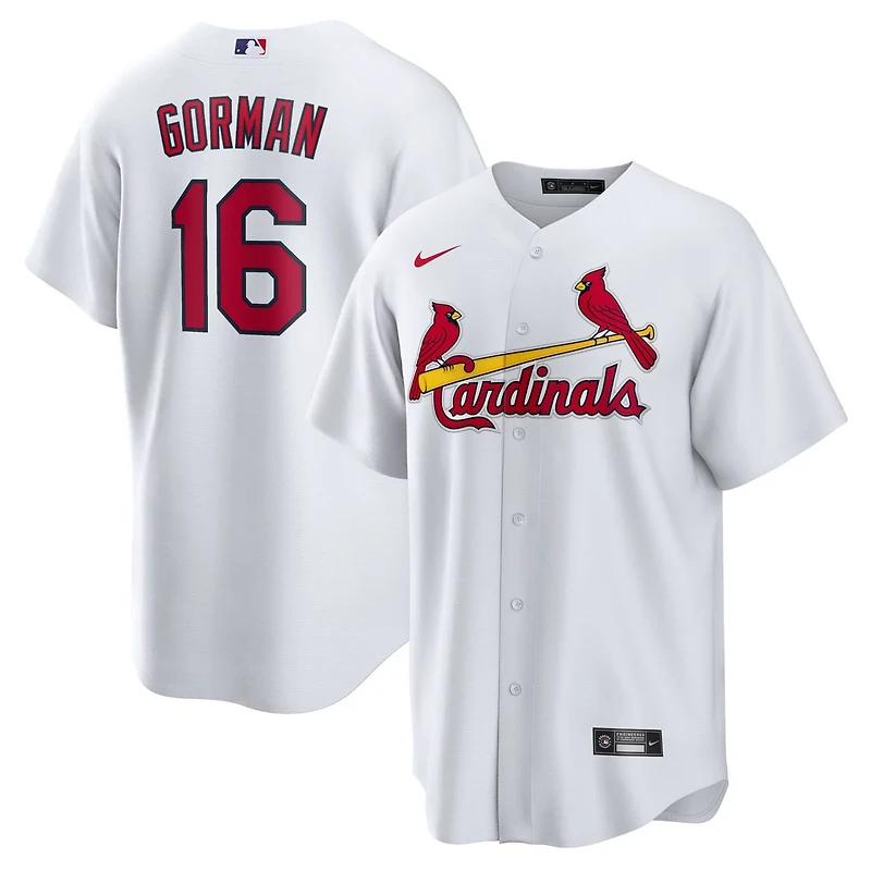 Nike Nolan Gorman St Louis Cardinals Home Replica Jersey