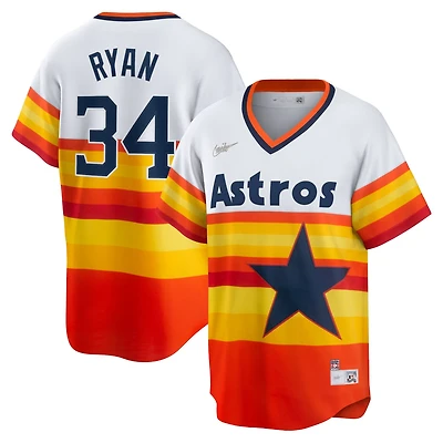 Nike Nolan Ryan Houston Astros Home Cooperstown Collection Player Jersey