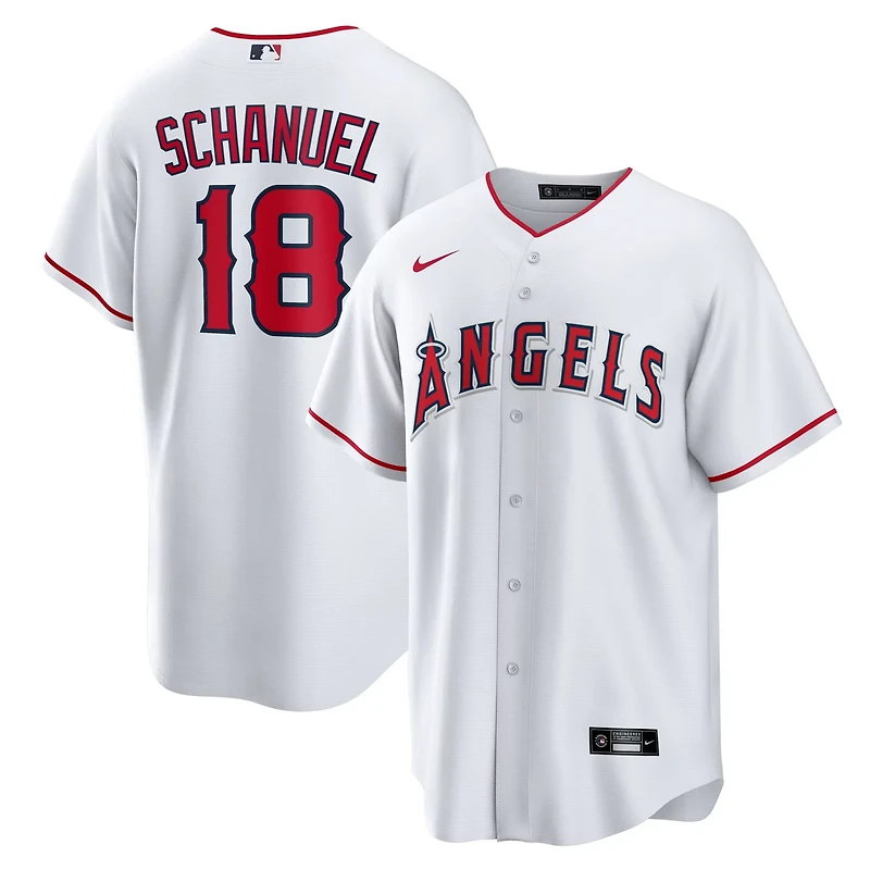 Nike Nolan Schanuel Los Angeles Angels Home Replica Jersey