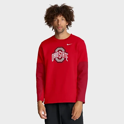 Nike Ohio State Buckeyes 2025 Sideline Coach Therma-FIT Long Sleeve T-Shirt