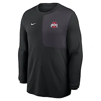 Nike Ohio State Buckeyes 2025 Sideline Coach UV Performance Long Sleeve T-Shirt