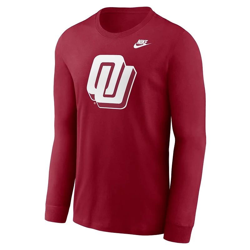 Nike Oklahoma Sooners Alternate Logo Long Sleeve T-Shirt