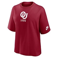 Nike Oklahoma Sooners Boxy Legacy Established T-Shirt