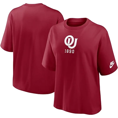 Nike Oklahoma Sooners Boxy Legacy Established T-Shirt