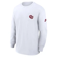 Nike Oklahoma Sooners Legacy Max90 Pocket Long Sleeve T-Shirt