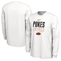 Nike Oklahoma State Cowboys 2023 On Court Bench Long Sleeve T-Shirt
