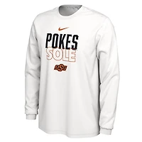 Nike Oklahoma State Cowboys 2023 On Court Bench Long Sleeve T-Shirt