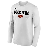 Nike Oklahoma State Cowboys 2026 On-Court Bench Long Sleeve T-Shirt