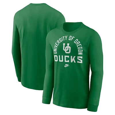 Nike Oregon Ducks Legacy Arched Logo Long Sleeve T-Shirt