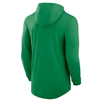 Nike Oregon Ducks Legacy Tri-Blend Dri-FIT Long Sleeve Hoodie T-Shirt